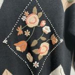 spice of life vintage embroidered sweater  Size Medium Photo 3
