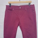 Levi's 710 Women's Red Maroon Super Skinny Mid Rise Casual Pants size 32 Photo 2