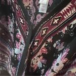 Xhilaration Black and pink off shoulder floral boho romper with pockets size XS Photo 5