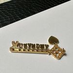 Grandma Gold Tone Letter Charms Bar Brooch Pin Photo 4