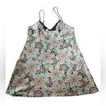 Adonna Vintage Hippie Boho Eclectic Earthy Psychedelic Lingerie Mini Slip Dress Photo 4