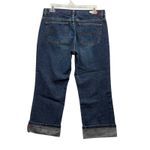 Tommy Hilfiger Women's Y2K Jeans Cropped Cuffed Dark Wash Denim Pants Size 6 Photo 1