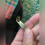 Vintage red plaid zipper carrying case bag Photo 11