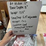 The Sak  Kendra Vintage Coral Brown Leather Crossbody Bag Adjustable Strap Photo 12