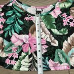 Hurley  Swing Tank‎ Island Style Floral Crop Top Size Medium Photo 5