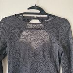 ANGL  sz S black lace‎ romper jumpsuit Photo 4