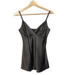 Repeat the Shirt Y2K Gray Silk Wrap Cami Tank Top S Photo 4