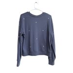 Rails  Ramona Navy Buds Embroidered Floral Sweatshirt Women's Size‎ M Photo 2