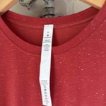 Lululemon  dress Unwind Your Mind speckled size 4 twist front short sleeve Photo 3