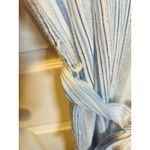 Vineyard Vines Lurex Striped Gauze Tie-Waist Dress XL Blue And White Coastal NWT Photo 4