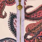 Isle Melis Kazan Paisley Sleeveless Dress Scuba Poly Stretch Brown Purple Medium Photo 10