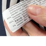 ZARA ‎ Trafaluc Collection Long Sleeve Striped Crop Top Blouse Size Medium Photo 6