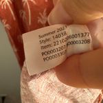 Marine layer  Emlyn Midi Wrap Dress Hemp Blend Palm Print Bruschetta Sz M Coastal Photo 8