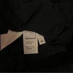 Reformation Black Cinched Ruffle Sleeve Aurora Tank Top Photo 5