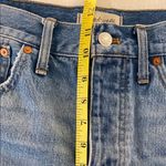 Madewell  Blue Distressed Jean Shorts Cuffed Photo 12