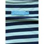 J. McLaughlin Nicola Shift Dress Large Blue Green Catalina Cloth Layered Career Photo 1