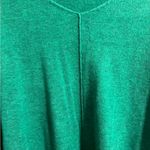 Dreamers  Emerald Green V-Neck Sweater oversized L Photo 2