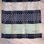 Harvé Benard Harve Benard green & blue striped sheer scarf Photo 1