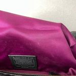 Coach Madison Gathered Twisted Leather Satchel Black Gold Zip Double Handles Photo 14