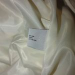 Worthington Peacoat Coat L Large Doube Breasted ivory Cream Slimmer Tweed Photo 9