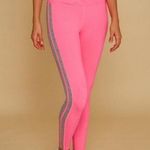 Revolve Year of Ours Workout Set Sports Bra Crossover Leggings Pink Sz Small Photo 0