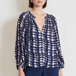 Apiece Apart  navy galleta relaxed fit blouse Photo 3