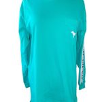 PINK - Victoria's Secret Pink Victoria’s Secret T-shirt long sleeve crewneck iconic dog on pocket Sz XS Photo 0