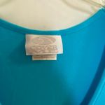Cover Me Womens Beach Tank Dress Cover Up XL Turquoise Beaded Neck Piece Blue Photo 2