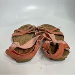 Ahnu Sananah thong sandals orange white casual women’s size 9 boho trendy Photo 4