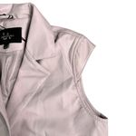 Coalition LA NWT Vegan Faux Leather Sleeveless Jacket Pink Small Photo 1