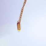 18K Gold Plated womens jewelry Heart holder Necklace Black Stone stainless steel Photo 9