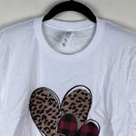 Bella Canvas Bella + Canvas Hearts Embellished Tee-shirt Photo 2