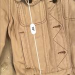 Free People  tan denim jean jacket Photo 4