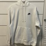 Nike Sportswear White Hoodie Sweatshirt Photo 1