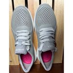 Crocs Lite Ride Pacer Water Shoe 205234 Womens Gray White Lace Up Size 10 Photo 2