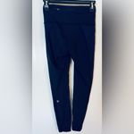 Lululemon NWOT  Color Me Quick Navy 7/8 Tight Legging SZ. 4 NWOT Photo 5