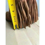 Faded Glory  Cognac Hula Fringe Boot Women’s Size 10 Casual Western Boho Photo 4