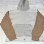 Jordan Men's Light Gray and Tan Hoodie Photo 0