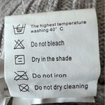 NWT Avantlook Artsy Grey Chunky Rib Knit Asymmetrical Cut Mini Dress / Tunic Photo 5