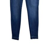 AYR Jeans Women's 26 X 28 The Riser Dark Wash High Rise Skinny Stretch Raw Hem Photo 2