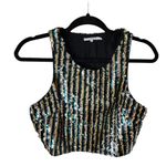 Tularosa Belinda Sequin Crop Top – Multi Women’s Size: Small Photo 8