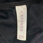 Cacique  Sheer Floral Embroidered Night Gown Lingerie Size 18/20 Photo 1