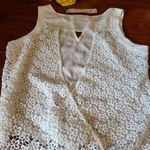 Solitaire White Lace Tank Top Medium Photo 7