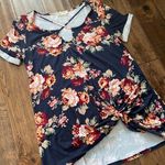 Twenty Second Floral Twistknot Boutique Top Photo 0