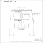 Dress kitten bow striped shirtwaist cropped jacket blue white Size 14 Photo 2