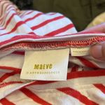 Maeve Anthro  red and white stripe dress small Photo 6