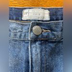 Free People  Distressed Embroidered Denim Shorts Size 30 Photo 2