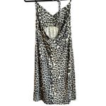 EXPRESS Y2K  Leopard Print Spaghetti Strap mini dress size M Photo 2