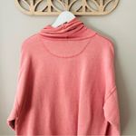 Aerie Pullover Cowl Neck Sweater Pink Sz Medium Photo 9