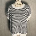 PRETTYGARDEN Black and White Knit Sweater Size XL Photo 8